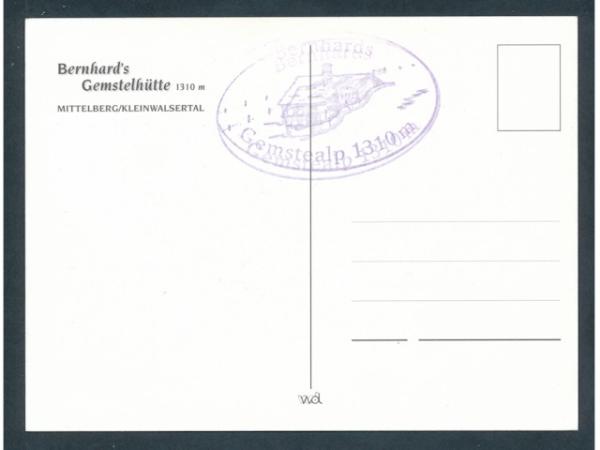 Bernhard’s Gemstelhütte 1310 m